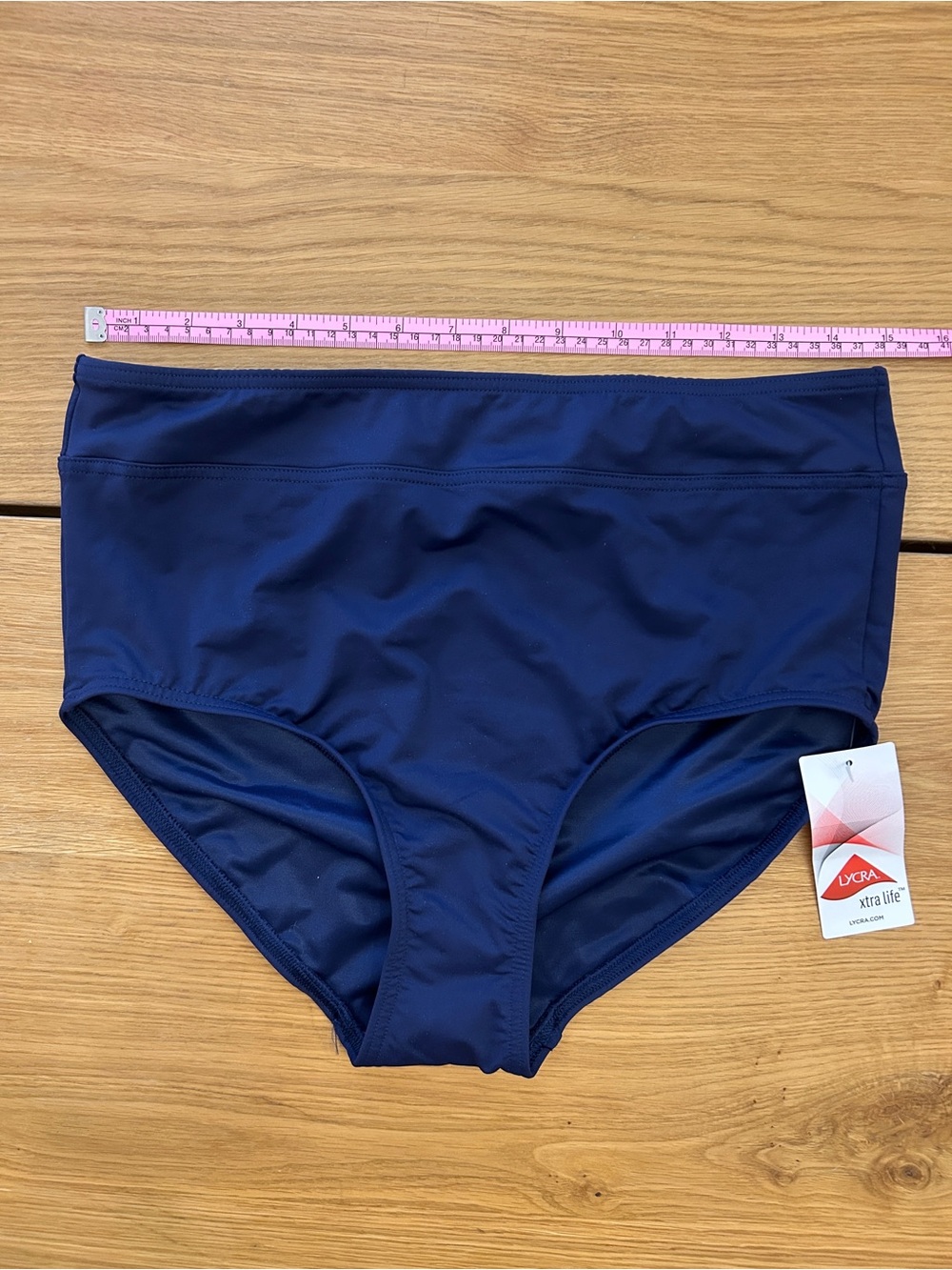Lands' End NWT Women’s Size 10 Navy 2-Piece Swim Suit - Tankini + Swim Bottoms - Picture 13 of 16